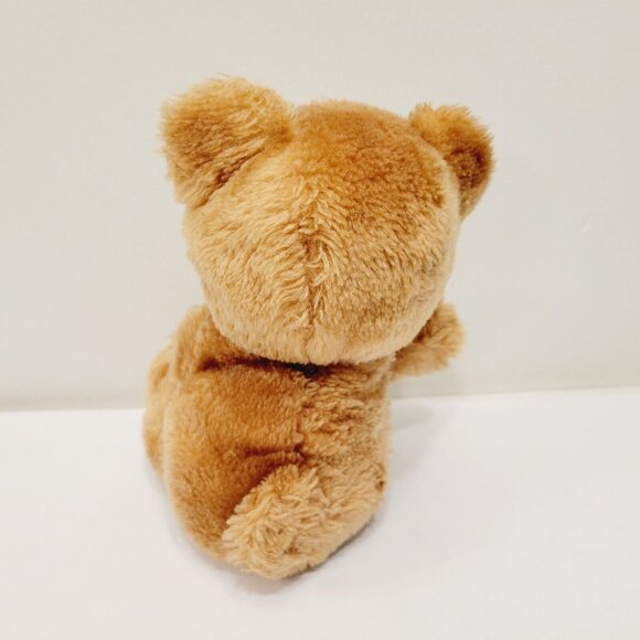 Vtg 1982 Tan Brown Dakin Hard Nose Eyes Teddy Bear Plush Stuffed Animal Toy - Picture 3 of 7